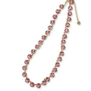Ink + Alloy Aurora Round Prism Necklace in Blush